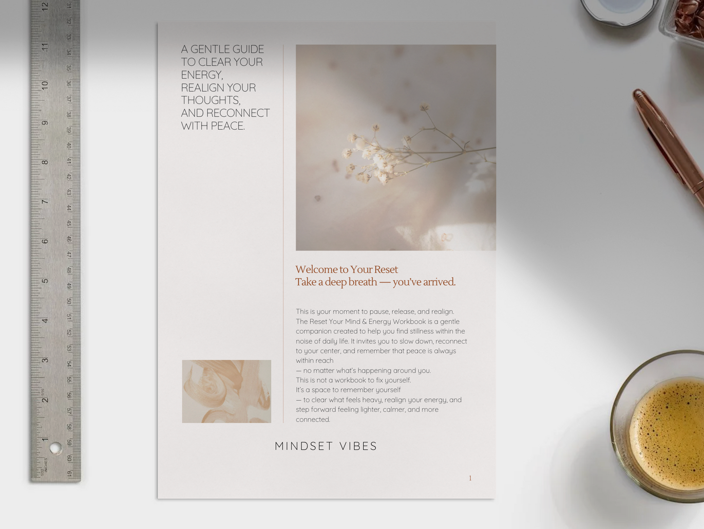 FREE Digital Reset your Mind & Energy Workbook